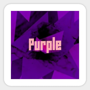 Purple Sticker